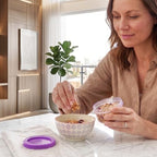 DecorRack 7 oz Food Storage Containers, Screw Lids - Image 7