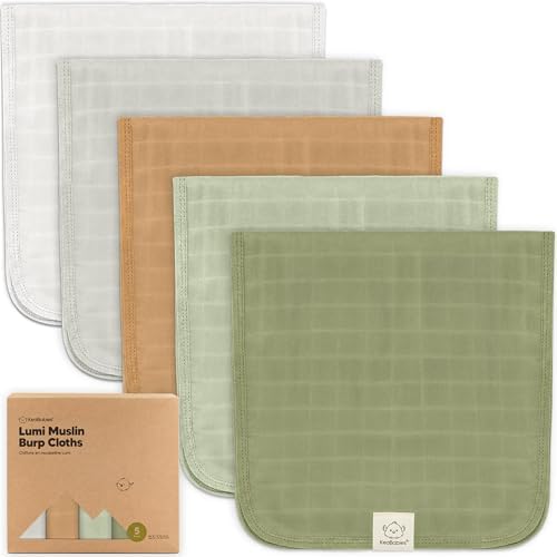 KeaBabies Cotton Muslin Burp Cloths Baby Boy by KeaBabies