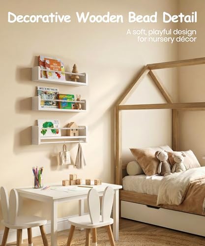Nursery Book Shelves for Wall - Image 3