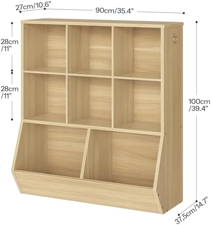 HOOBRO Kids Bookshelf, Toy Storage Organizer, Toy Organizers and Storage - Image 3