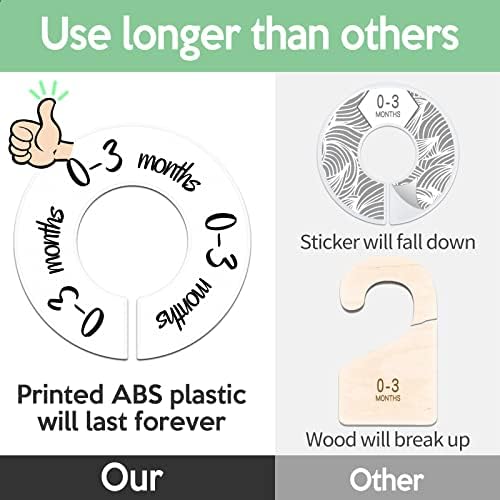 Pro Goleem Baby Closet Dividers Unisex Baby Closet Organizer - Image 5