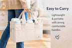 Leilani Baby Diaper Caddy Organizer, Large Portable Nursery Storage Bin - Image 6