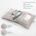 HAMUR Baby Diaper Bag Organizer – Compact & Foldable Stroller Pouch - Image 2
