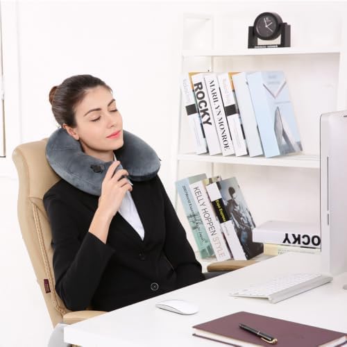 Keemall Inflatable Travel Neck & Shoulder Pillow - Image 3