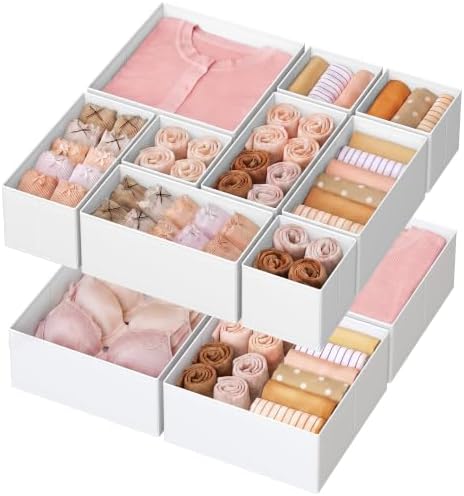 SONGMICS Drawer Organizers, Foldable Fabric Storage Boxes by SONGMICSbySONGMICSHOME