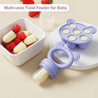 Baby Breastmilk Popsicle Molds & Baby Fruit Feeder, Infant Food Freezer Tray - Image 3
