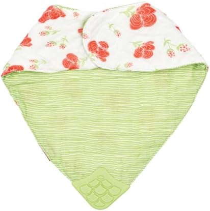 Nuby Reversible 100% Natural Cotton Muslin 3 Piece Teething Bib - Image 6