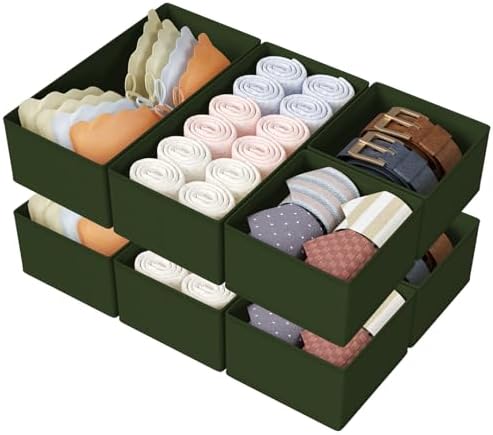 DIMJ Drawer Organizers Clothes, Fabric Closet Organizers and Storage, Shallow by DiMJ