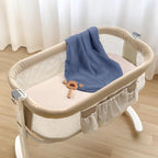 lulumoon Muslin Bassinet Sheets 3Pack: Fitted Most Bedside Sleeper Mattress - Image 7