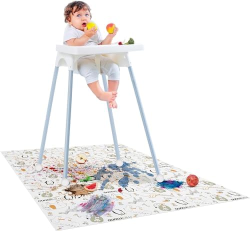 Minimono Baby Splat Mat for Under High Chair - Image 6