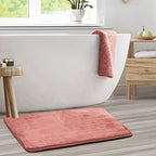 Clara Clark Bathroom Rugs, Velvet Memory Foam Bath Mat, Machine Washable Bath - Image 2
