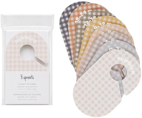 3 Sprouts Baby Closet Dividers, Newborn to 2T, 8 Piece Set - Image 5