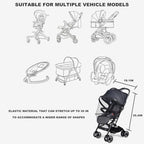 Baby Stroller Mosquito Net, Protective Foldable Mosquito Net - Image 6