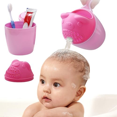 Bath Rinser Cup for Babies, Cartoon Bear Baby Bath Rinse Cup - Image 4