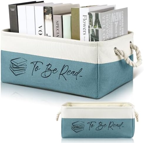 Marsui 1 Pcs TBR Basket Book Storage Bin Bookish Gifts by Marsui