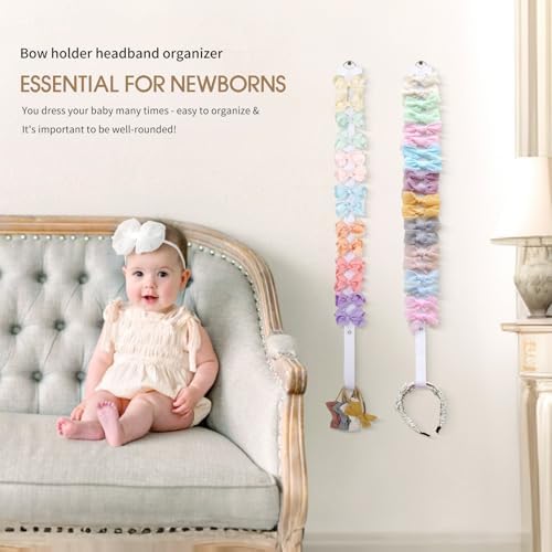 POVETIRE 6Pcs Bow Holder Bows Organizer - Image 5