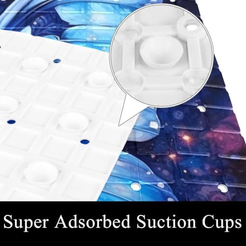 Bathtub Mat Non Slip 26.8x15.1 Inch, Machine Washable Shower Mats - Image 3