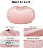Lukeight Stuffed Animal Storage Bean Bag Chair Cover - Image 6