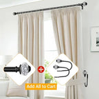 USFOOK Black Curtain Holdbacks, Decorative Drapery Tiebacks, 2 Pack/1 Pair - Image 4