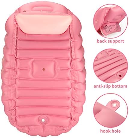Inflatable Baby Bathtub Infant Anti-Slip Bath Seat Pool - Image 4
