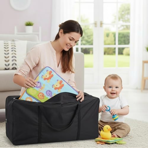 Extra Large Storage Bag for Play Mat 29.5 x 15.75 Inch Foldable Play Mat - Image 3