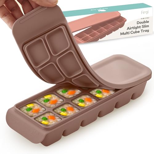 0.7 oz/12 Sections Silicone Ice Cube Freezer Tray by FIRGI-FirstGift