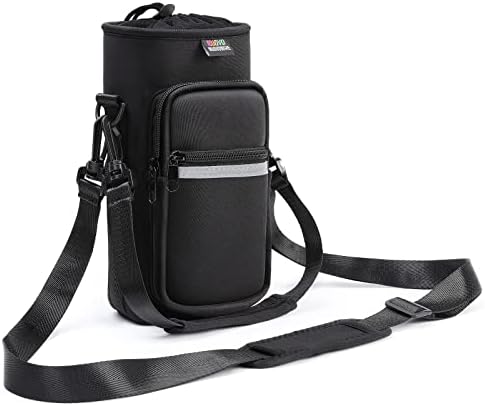 Nuovoware Water Bottle Carrier Bag, 40oz Bottle Pouch Holder, Adjustable by NUOVOWARE