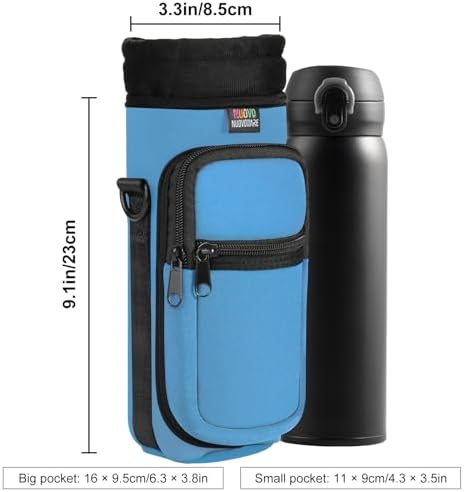Nuovoware Water Bottle Carrier Bag, 25oz/32oz Bottle Pouch Holder, Adjustable - Image 4