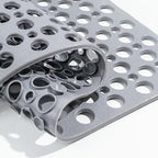 HITSLAM Bathtub Mat Non Slip, Soft TPE Bath Mat by HITSLAM
