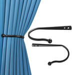 Mini Ball Curtain Holdbacks 4 Pack, Solid Zinc Alloy Wall Mounted Curtain - Image 2