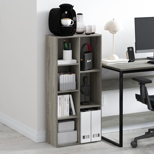 Furinno LUDER Book Shelf, 7-Cube Bookshelf, Bookcase - Image 2
