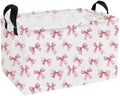 Essme Rectangular Pink Baskets, Girls Storage Box, Cute Basket by ESSME