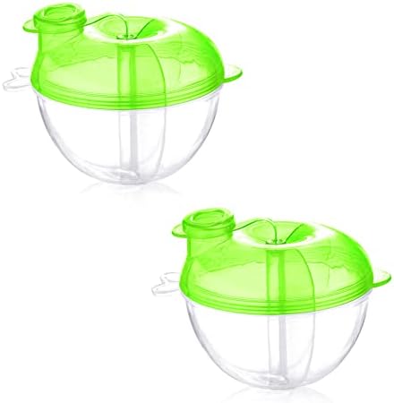Accmor Baby Formula Dispenser for On-the-Go Feedings, Three-Compartment by Accmor
