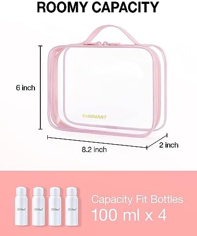 BAGSMART Clear Toiletry Bag - Image 2