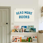 Lacama Reading Nook Decor Read More Books Banner - Image 2