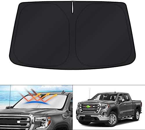 KUST Windshield Sun Shade for 2019-2025 2026 Chevrolet Chevy Silverado/GMC by KUST