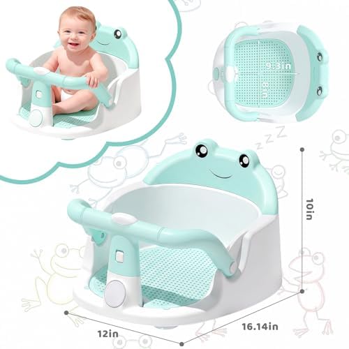 Baby Bath Seat for Babies 6 Months & Up, Non-Slip Toddler Bath Seat - Image 7