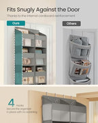 SONGMICS Over-the-Door Organizer, 5 Tier Extra Large of 9 Compartments - Image 5