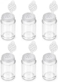 6 Pcs Plastic Loose Powder Bottle Clear Mini Loose Powder Jars by Unknown