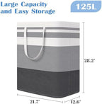 BlissTotes 3-Pack Laundry Basket, Collapsible Laundry Hamper - Image 2