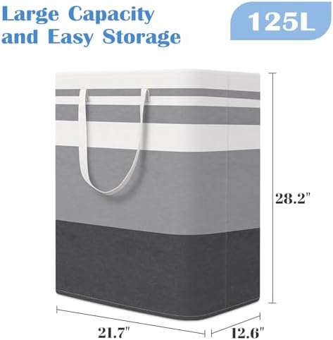 BlissTotes 3-Pack Laundry Basket, Collapsible Laundry Hamper - Image 2