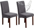 Genina Waterproof Dining Chair Covers Set of 2 Parsons Chair Slipcovers by Genina