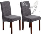 Genina Waterproof Dining Chair Covers Set of 2 Parsons Chair Slipcovers by Genina