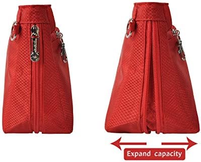 Vercord Expandable Nylon Handbag Purse Organizer Insert Liner Shaper Bag in Bag - Image 4