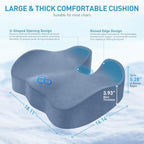 BlissTrends Thick Seat Cushion for Office Chair & Car Seat - Image 2