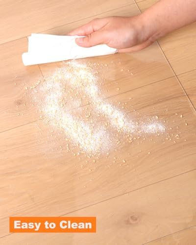 Clear PVC Mat 3x3ft, 2mm Thick Soft Vinyl Mat - Image 4