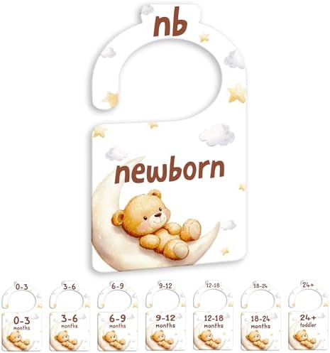 JMOST Bear Baby Closet Dividers by JmostbabyshowerItems