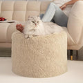 Hansleep Round Pouf Ottoman Foot Rest, 20 x 15 Inch by Hansleep