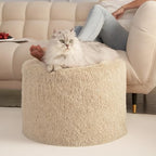 Hansleep Round Pouf Ottoman Foot Rest, 20 x 15 Inch by Hansleep