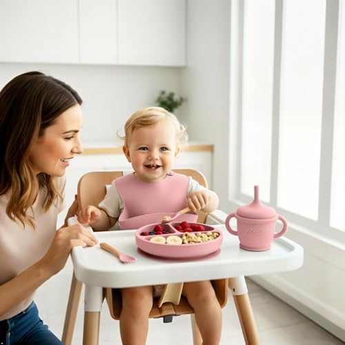 Silicone Baby Feeding Set, Baby plates and bowls Set - Image 3